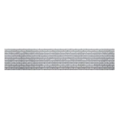 Kuchyňský panel ABS plast Grey concrete brick 3000x600mm 1,5mm