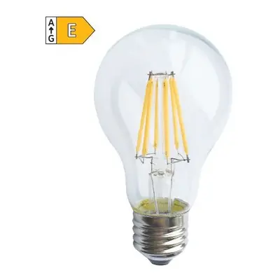 Diolamp LED Filament žárovka čirá A60 10W/230V/E27/6500K/1300Lm/360°