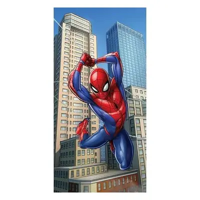 Carbotex Dětská osuška Spider-Man Operace Silver, 70 x 140 cm