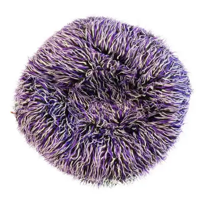 BeanBag Sedací vak Shaggy Multicolor white-black-purple