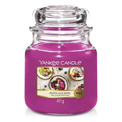 Yankee Candle vonná svíčka Classic ve skle střední Exotic Acai Bowl 411 g