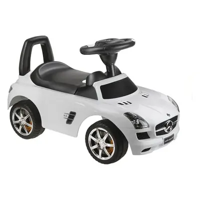 LEAN Toys Dětské odrážedlo Mercedes-Benz SLS AMG bílé