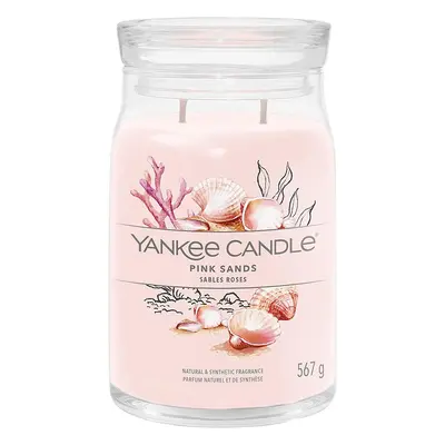 Yankee Candle vonná svíčka Signature ve skle velká Pink Sands 567 g