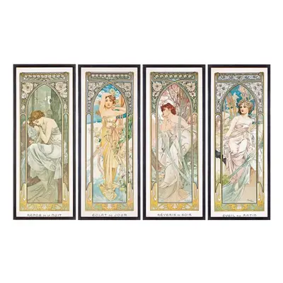 Obrazová reprodukce The Times of the Day (1899), Alfons Mucha