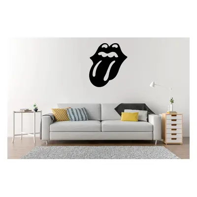 Lepy.cz Samolepka na zeď The Rolling Stones logo Velikost (šířka x výška): 43x50cm, Barevná vari