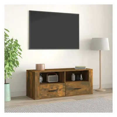 TV skříňka kouřový dub 100 x 35 x 40 cm kompozitní dřevo