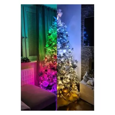 Kombinované LED osvětlení na stromek Twinkly 32m RGB-AWW 400LED