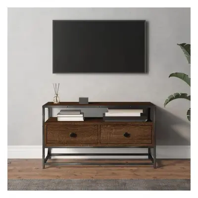 TV skříňka hnědý dub 80 x 35 x 45 cm kompozitní dřevo