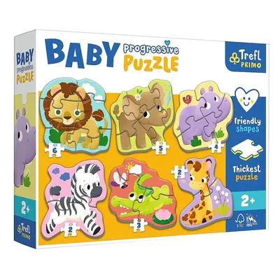 MR Puzzle pro nejmenší progressive 2+ - zoo