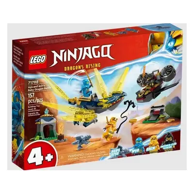 LEGO NINJAGO 71798 Nya a Arin - bitva na hřbetě dračího mláděte