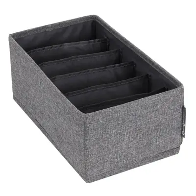 Šedý organizér do zásuvky s přihrádkami Bigso Box of Sweden Drawer, 16,5 x 11 cm