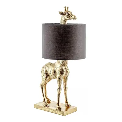 Velké dekorační svítidlo Gold Giraffe výška 70cm