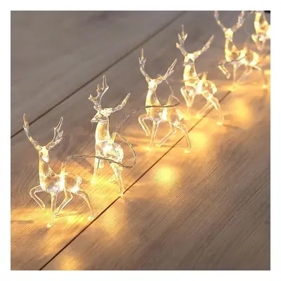 LED světelný řetěz ve tvaru sobů DecoKing Deer, 10 světýlek, délka 1,65 m