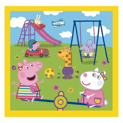 Trefl Puzzle Prasátko Peppa 3v1 (20,36,50 dílků)