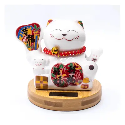 Milujeme Kameny Maneki neko - mávající kočička Solar - Feng shui C