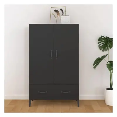 Highboard černý 70 x 31 x 115 cm kompozitní dřevo