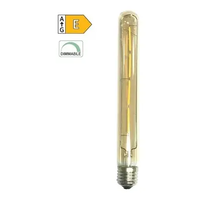 Diolamp LED Filament tubulární žárovka Amber T30 4W, 18,5 cm