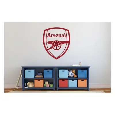 Lepy.cz Samolepka na zeď Arsenal Velikost (šířka x výška): 40x47cm, Barevná varianta: Černá