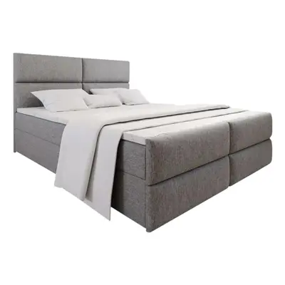 Expedo Čalouněná postel boxspring MILON + vrchní matrace, 160x200, sawana 21