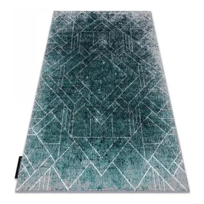 Moderní koberec DE LUXE 626 Geometrický, diamanty Strukturální šed velikost 200x290 cm | krásn