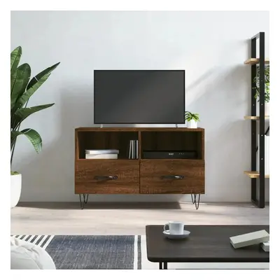 TV skříňka hnědý dub 80 x 36 x 50 cm kompozitní dřevo