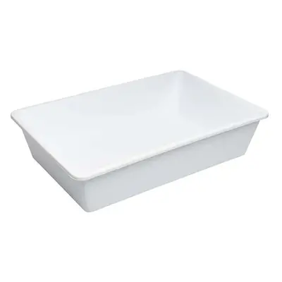 usporadejto.cz Organizér, úložný box do hlubokých skříní a spíží, TRAY - 50 x 34 x 12cm, bílá