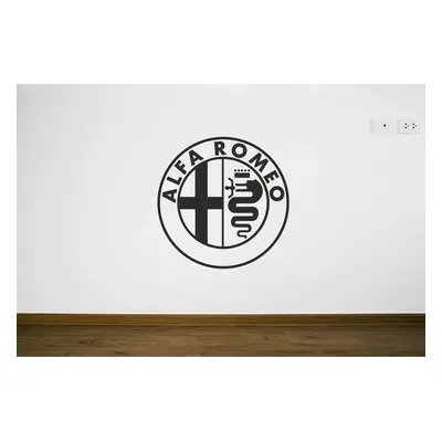 Lepy.cz Samolepka na zeď Alfa Romeo - logo Velikost (šířka x výška): 30x30cm, Barevná varianta: 