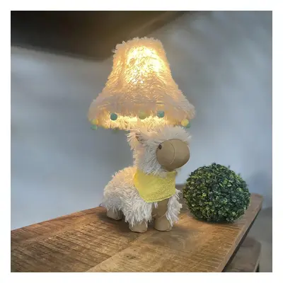 Dětská stolní lampa Alpaca bílá - Alma