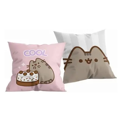 Oboustranný polštář kočička Pusheen - motiv Cool - 40 x 40 cm