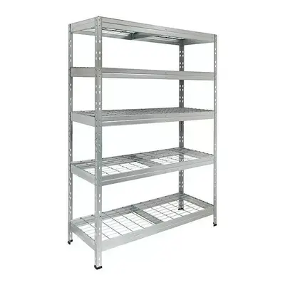 AR Shelving Vysokozátěžový regál Wire Rivet, 180 × 120 × 45 cm, nosnost police: 300 kg