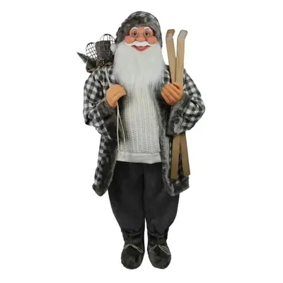 Dekorace Santa Claus Šedý 150cm