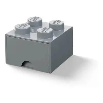 Dětský tmavě šedý úložný box se zásuvkou LEGO®