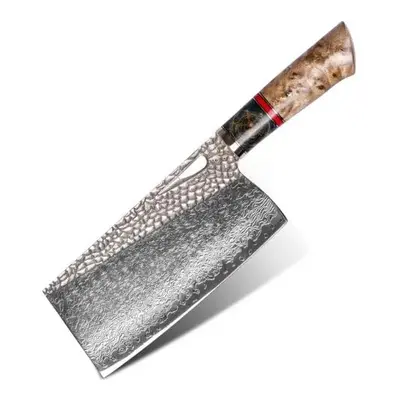 KnifeBoss damaškový nůž Cleaver 7.5" (189 mm) Burl Wood