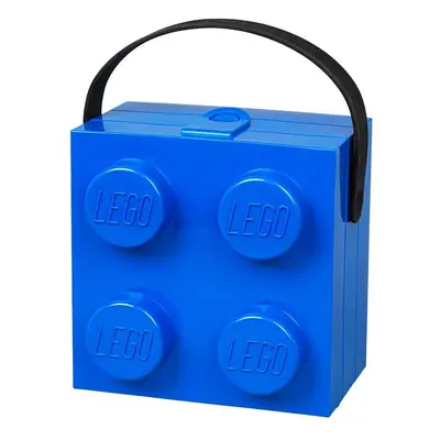 Modrý úložný box s rukojetí LEGO®