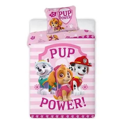 Povlečení do dětské postýlky Tlapková patrola - Paw Patrol - motiv Pup Power - 100% bavlna - 40 