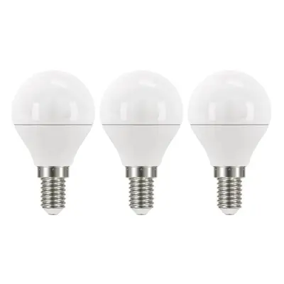 Teplé LED žárovky v sadě 3 ks E14, 5 W, 230 V - EMOS