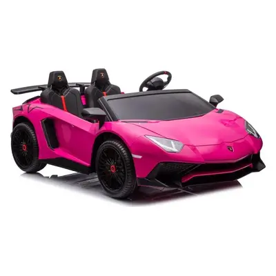 LEAN CARS Elektrické autíčko Lamborghini XXL A8803 růžové