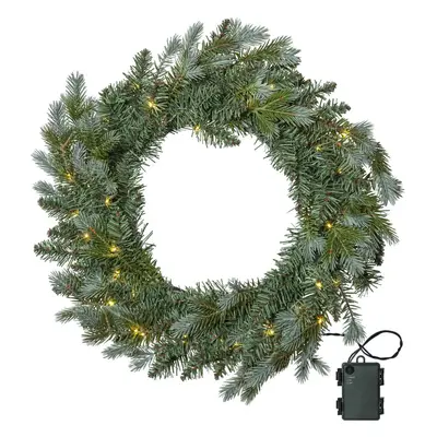 Star Trading, Vánoční věnec o průměru 55 cm Wreath Greyland | zelená