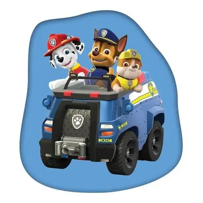 Tvarovaný polštář Tlapková patrola v zásahovém vozidle - Paw Patrol - 39 x 36 cm