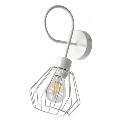 BERGE LED nástěnné svítidlo LOFT - 1xE27 - DIAMOND WHITE