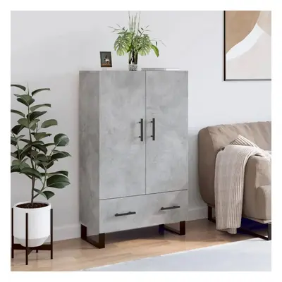 Skříň highboard betonově šedá 69,5x31x115 cm kompozitní dřevo