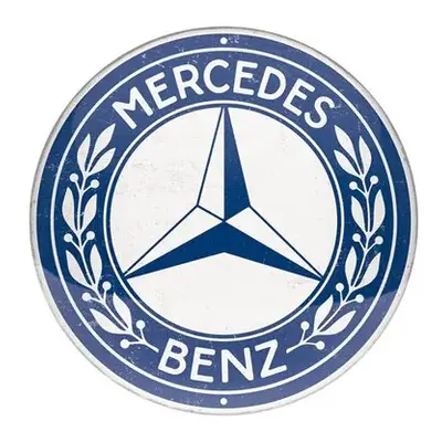 Plechová cedule Mercedes Benz