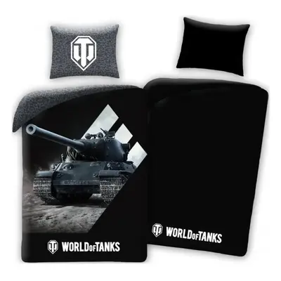 Bavlněné ložní povlečení World of Tanks - se svítícím efektem - 100% bavlna - 70 x 90 cm + 140 x