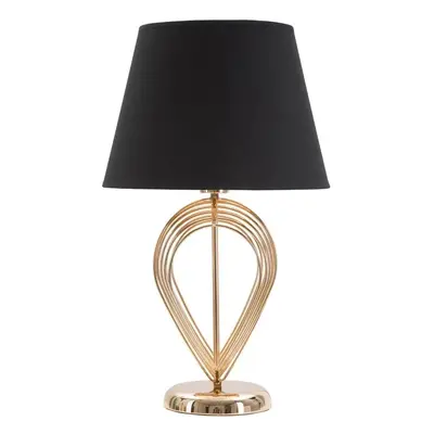 Černá stolní lampa Mauro Ferretti Maxt, ø 32,5 cm