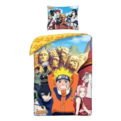 Bavlněné ložní povlečení Naruto - motiv The Hidden Leaf Village - 100% bavlna - 70 x 90 cm + 140