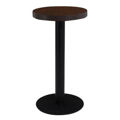 Bistro stolek tmavě hnědý 40 cm MDF