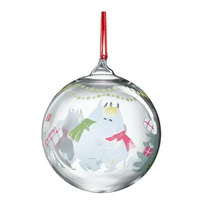 Vánoční ozdoba Moomin Happy holidays 9cm