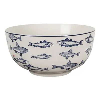 Porcelánová miska s rybkami Sun Sea And Fish - Ø 14*7cm/ 500ml