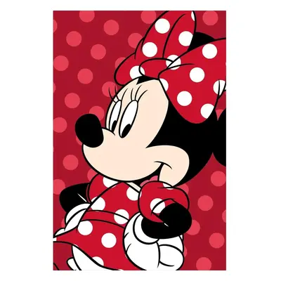 Jerry Fabrics Dětská deka Minnie Red, 100 x 150 cm