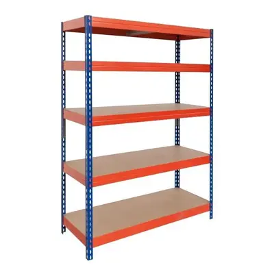 AR Shelving Vysokozátěžový regál Rivet L, 192 × 100 × 50 cm, nosnost police: 300 kg